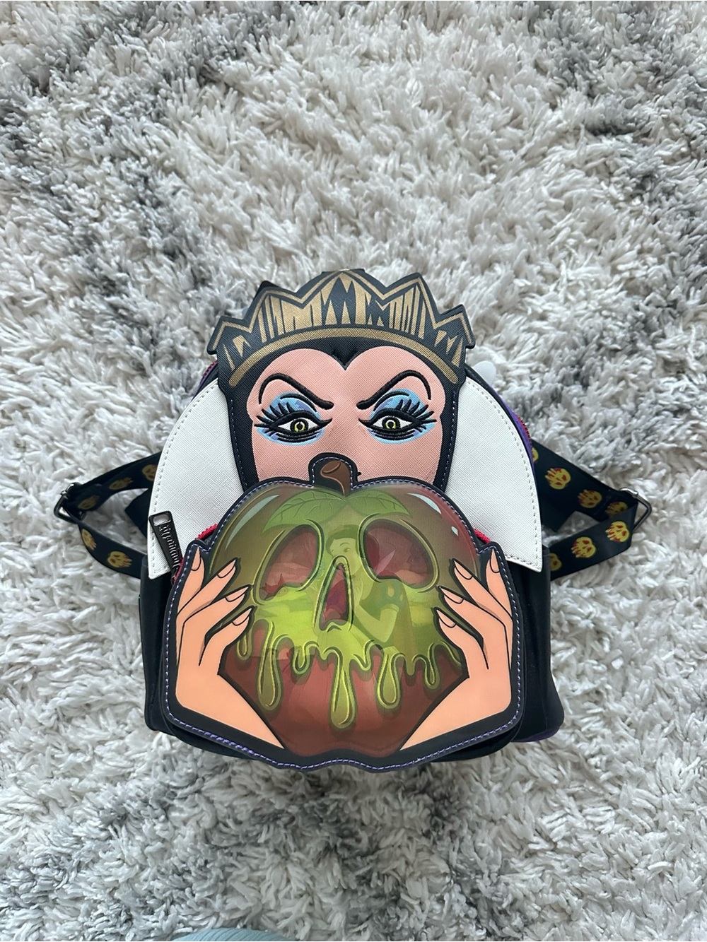 Disney Loungefly Snow White Evil Queen Poison Apple Mini Backpack Halloween